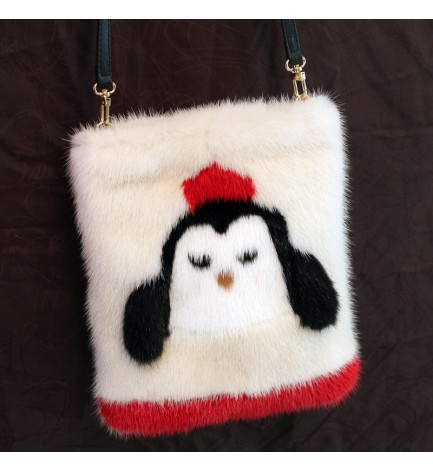 Bag - Mink - "Penguin inlay"