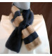 Scarf - bicolor avion and silver Blue