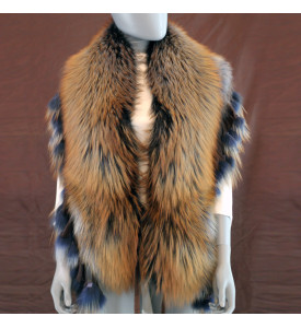 Stole - Rust Blue Fox